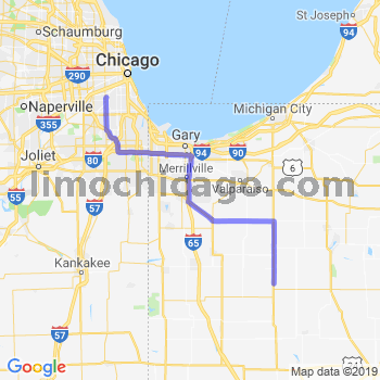 Travel from Medaryville to Midway airport Limousine service to Midway airport (MDW)