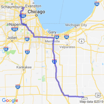 Travel from Monticello to O'Hare airport Limousine service to O'Hare airport (ORD)