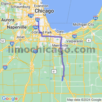 Travel from Mount Ayr to Midway airport Limousine service to Midway airport (MDW)
