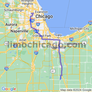 Travel from Mount Ayr to O'Hare airport Limousine service to O'Hare airport (ORD)