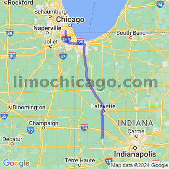 Travel from New Market to Midway airport Limousine service to Midway airport (MDW)