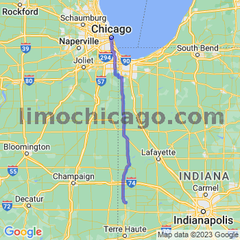 Travel from Newport to Chicago Loop Limousine service to Chicago Loop
