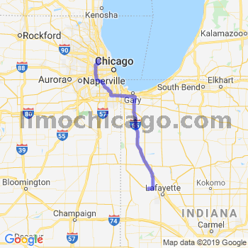 Travel from Otterbein to O'Hare airport Limousine service to O'Hare airport (ORD)