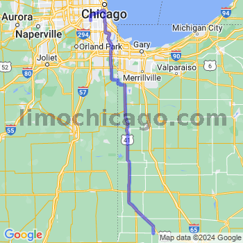 Travel from Oxford to Midway airport Limousine service to Midway airport (MDW)