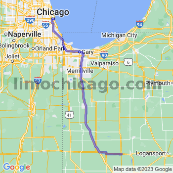Travel from Reynolds to Chicago Loop Limousine service to Chicago Loop