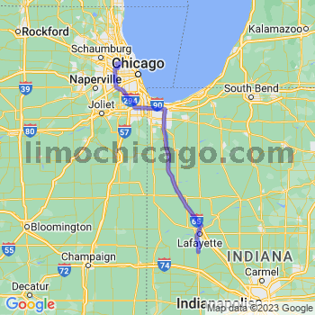 Travel from Romney to O'Hare airport Limousine service to O'Hare airport (ORD)