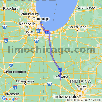 Travel from Romney to Chicago Loop Limousine service to Chicago Loop