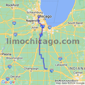 Travel from State Line to O'Hare airport Limousine service to O'Hare airport (ORD)