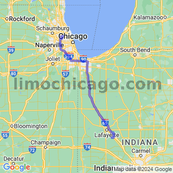 Limousine service to O'Hare airport (ORD)