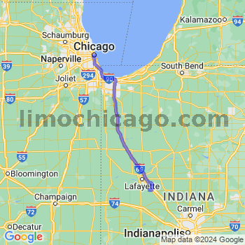 Travel from Stockwell to Chicago Loop Limousine service to Chicago Loop