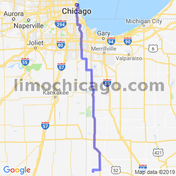 Limousine service to Chicago Loop