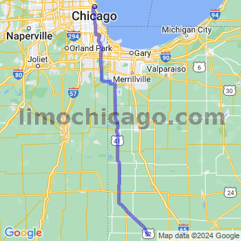 Limousine service to Chicago Loop