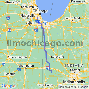 Travel from Wallace to Midway airport Limousine service to Midway airport (MDW)