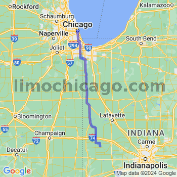 Travel from Wallace to Chicago Loop Limousine service to Chicago Loop