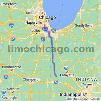 Travel from Williamsport to Midway airport Limousine service to Midway airport (MDW)