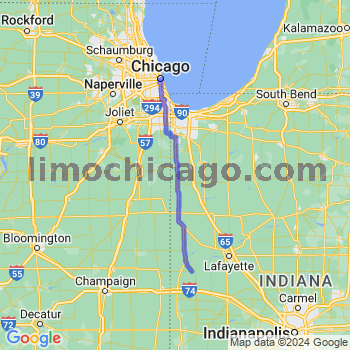 Travel from Williamsport to Chicago Loop Limousine service to Chicago Loop