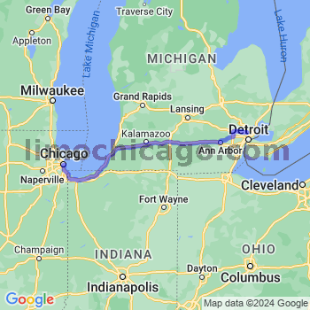 Limousine service to Chicago Loop