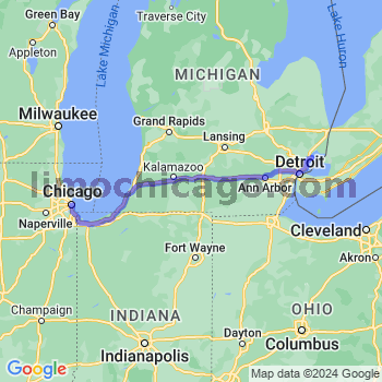 Travel from Harrison Township to Chicago Loop Limousine service to Chicago Loop
