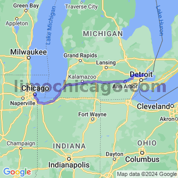 Travel from Roseville to Chicago Loop Limousine service to Chicago Loop