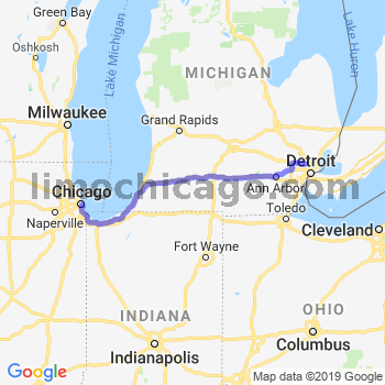 Travel from Huntington Woods to Chicago Loop Limousine service to Chicago Loop