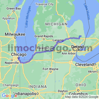 Limousine service to Chicago Loop