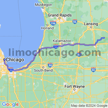 Limousine service to Chicago Loop