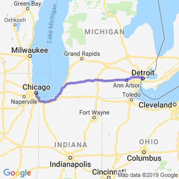 Travel from Detroit to Chicago Loop Limousine service to Chicago Loop