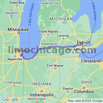 Travel from Ferndale to Midway airport Limousine service to Midway airport (MDW)