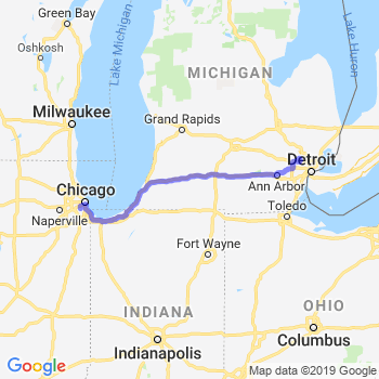 Travel from Bloomfield Hills to Midway airport Limousine service to Midway airport (MDW)