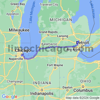 Travel from Keego Harbor to Midway airport Limousine service to Midway airport (MDW)