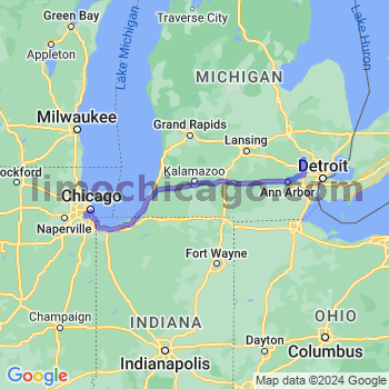 Travel from Union Lake to Midway airport Limousine service to Midway airport (MDW)