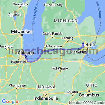 Travel from Union Lake to O'Hare airport Limousine service to O'Hare airport (ORD)