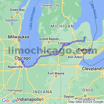 Limousine service to O'Hare airport (ORD)