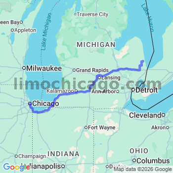 Limousine service to Chicago Loop