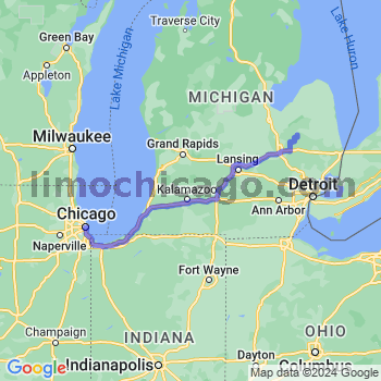 Limousine service to Chicago Loop