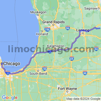 Limousine service to Chicago Loop
