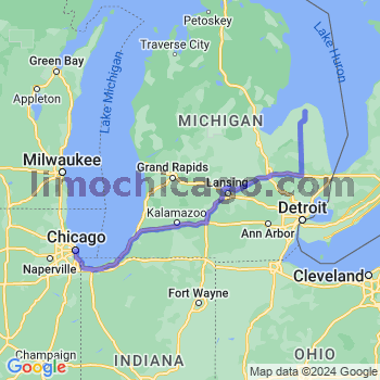 Limousine service to Chicago Loop