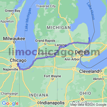 Limousine service to Chicago Loop