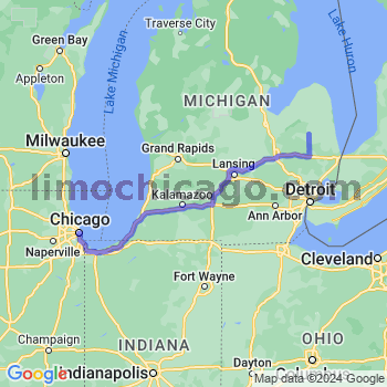 Limousine service to Chicago Loop
