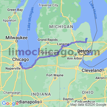 Limousine service to Chicago Loop