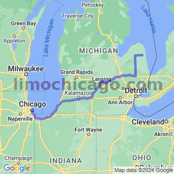 Limousine service to Chicago Loop