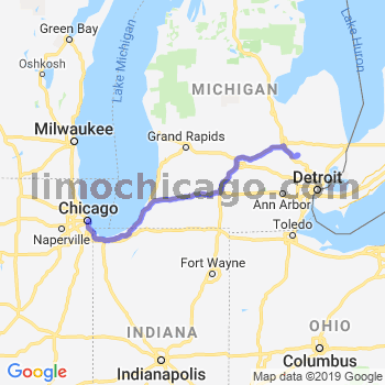 Travel from Ortonville to Chicago Loop Limousine service to Chicago Loop
