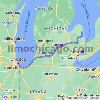 Limousine service to Chicago Loop