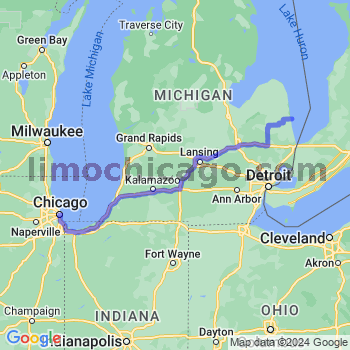 Limousine service to Chicago Loop