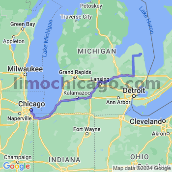 Limousine service to Chicago Loop