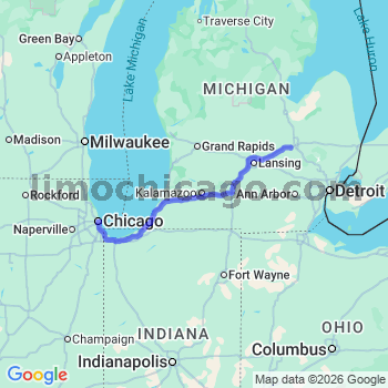 Limousine service to Chicago Loop
