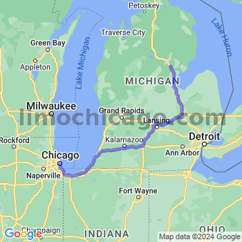 Limousine service to Chicago Loop