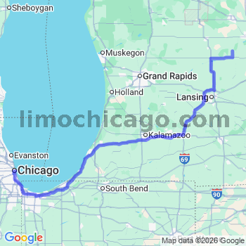 Limousine service to Chicago Loop