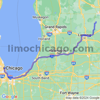 Limousine service to Chicago Loop