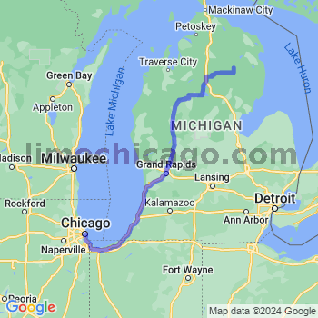 Limousine service to Chicago Loop